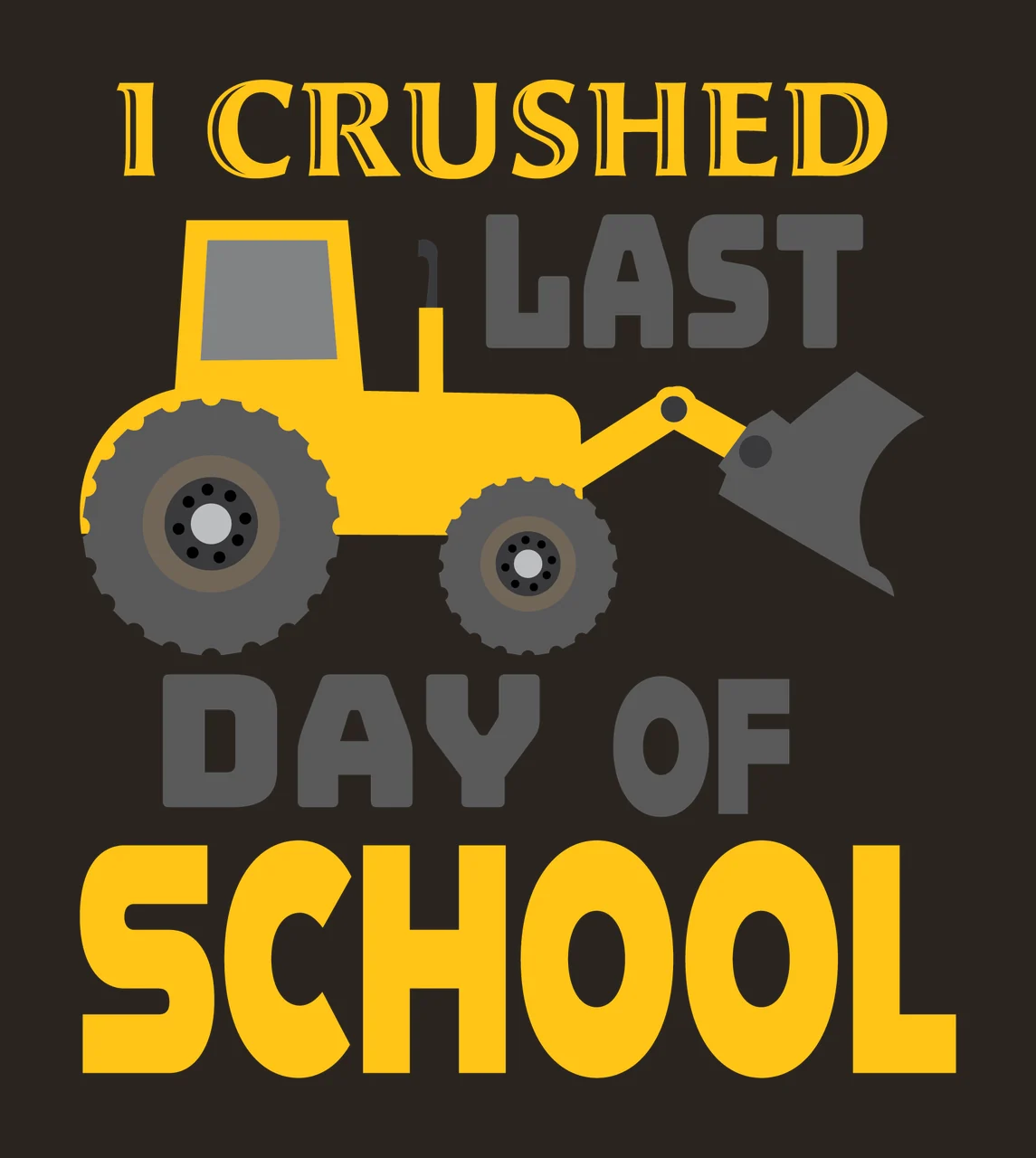 Tractor Crushing With Children And Heavy Equipment contrast preview thumbnail