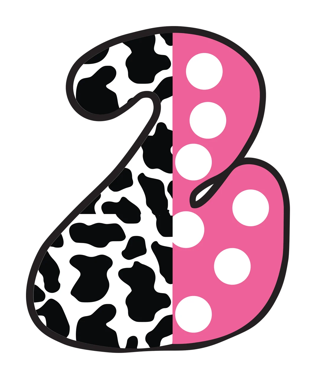 Half Cow Bright Font Dalmatian Race Doodle Leopard Character 22 racing