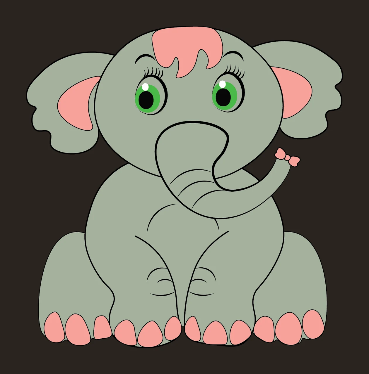 Animal Koala Bear Sitting Black Silhouette ears limb plain contrast preview thumbnail