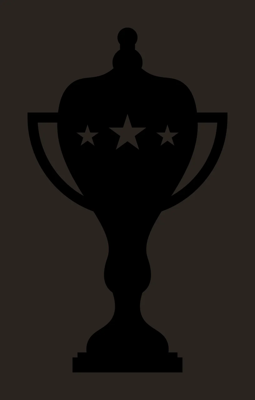 Can Glass Wrap Trophy Displaying Stars With Three contrast preview thumbnail