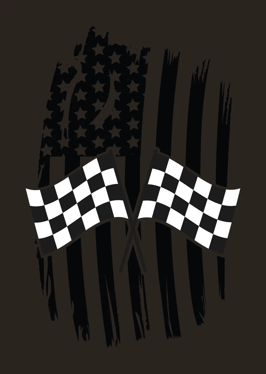Flag Crossed Flags Layered Over A Vertical Distressed stars contrast preview thumbnail