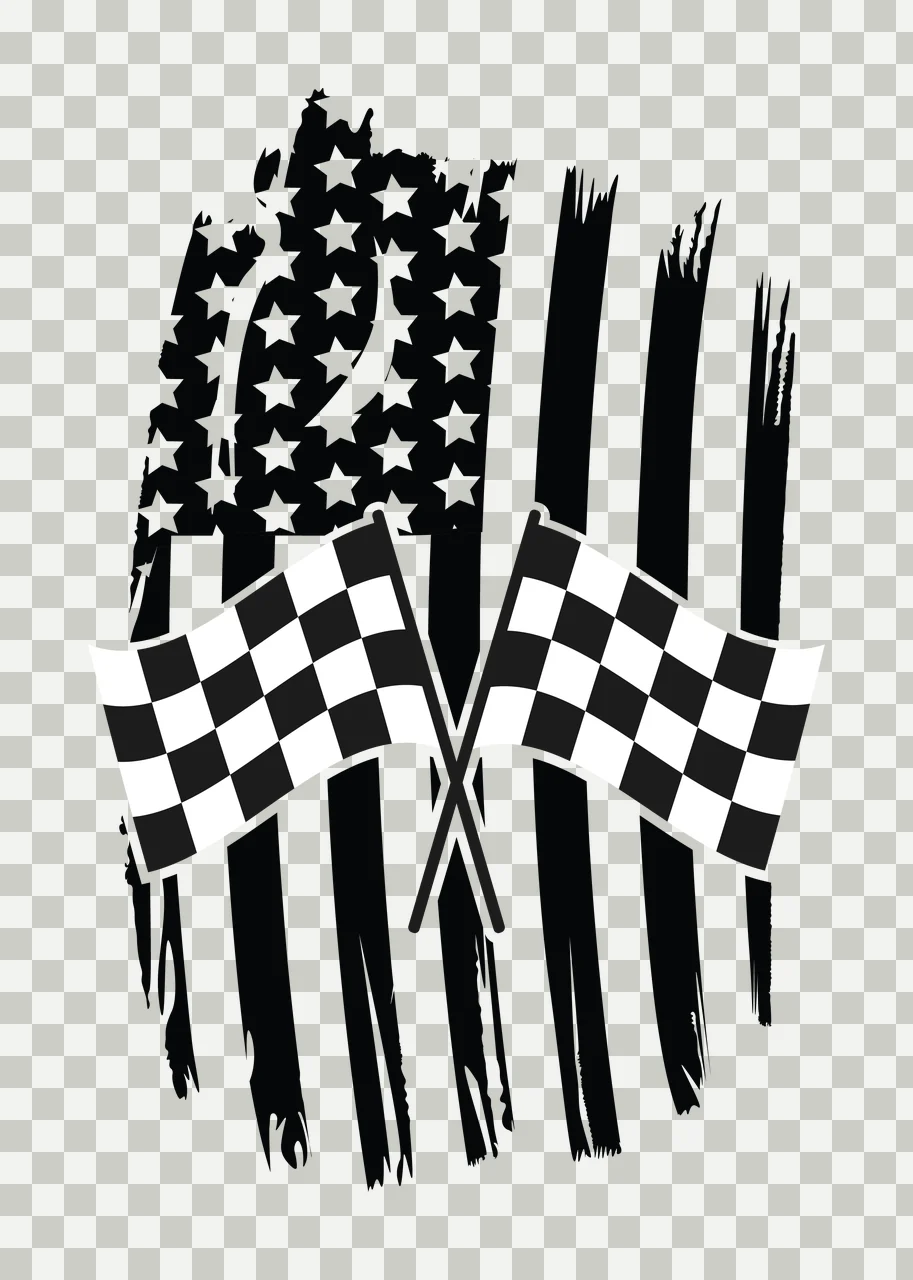 Flag Crossed Flags Layered Over A Vertical Distressed stars transparency and detail preview thumbnail