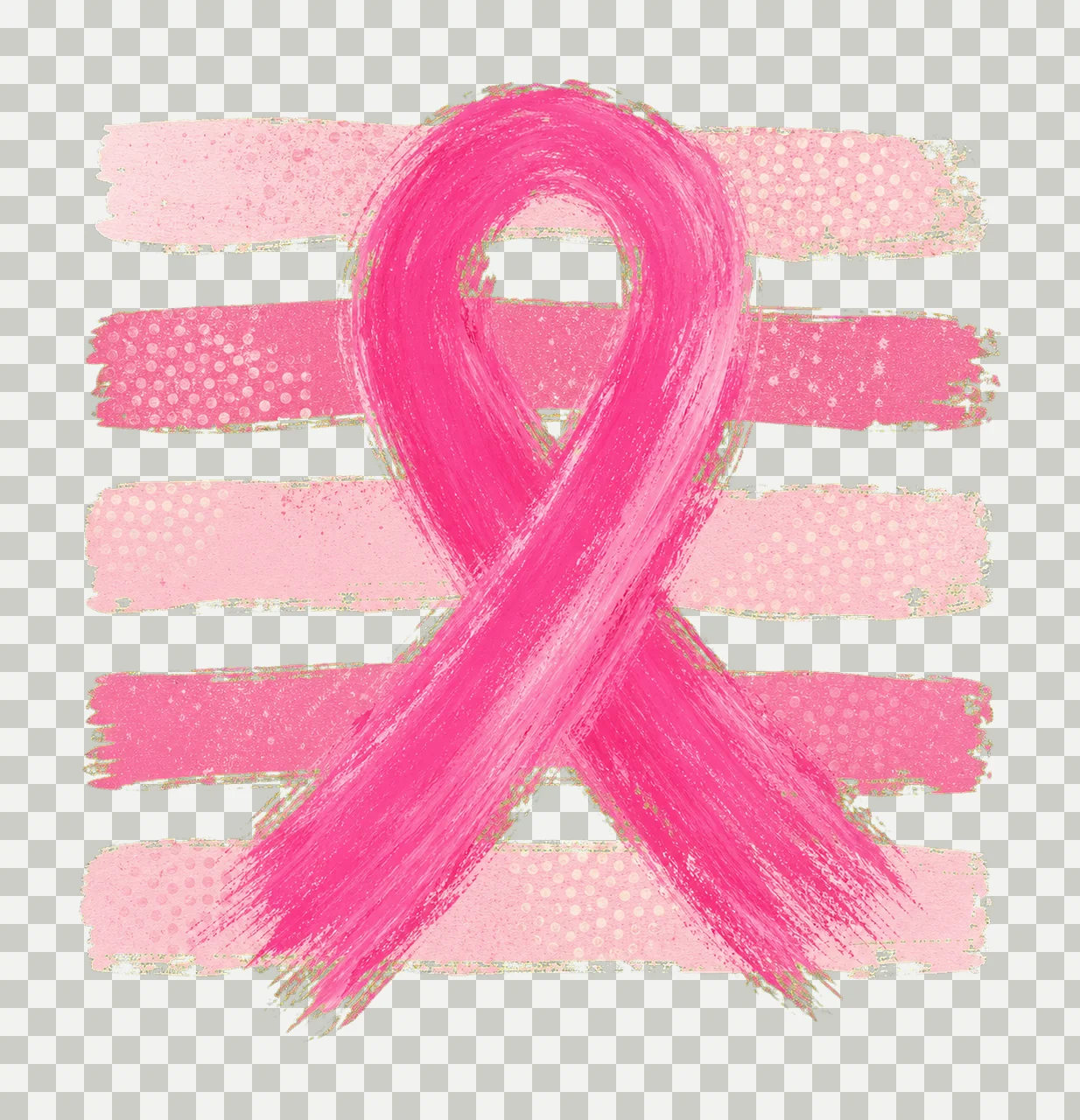 Pink Out October Breast Cancer Awareness Variation B transparency and detail preview thumbnail