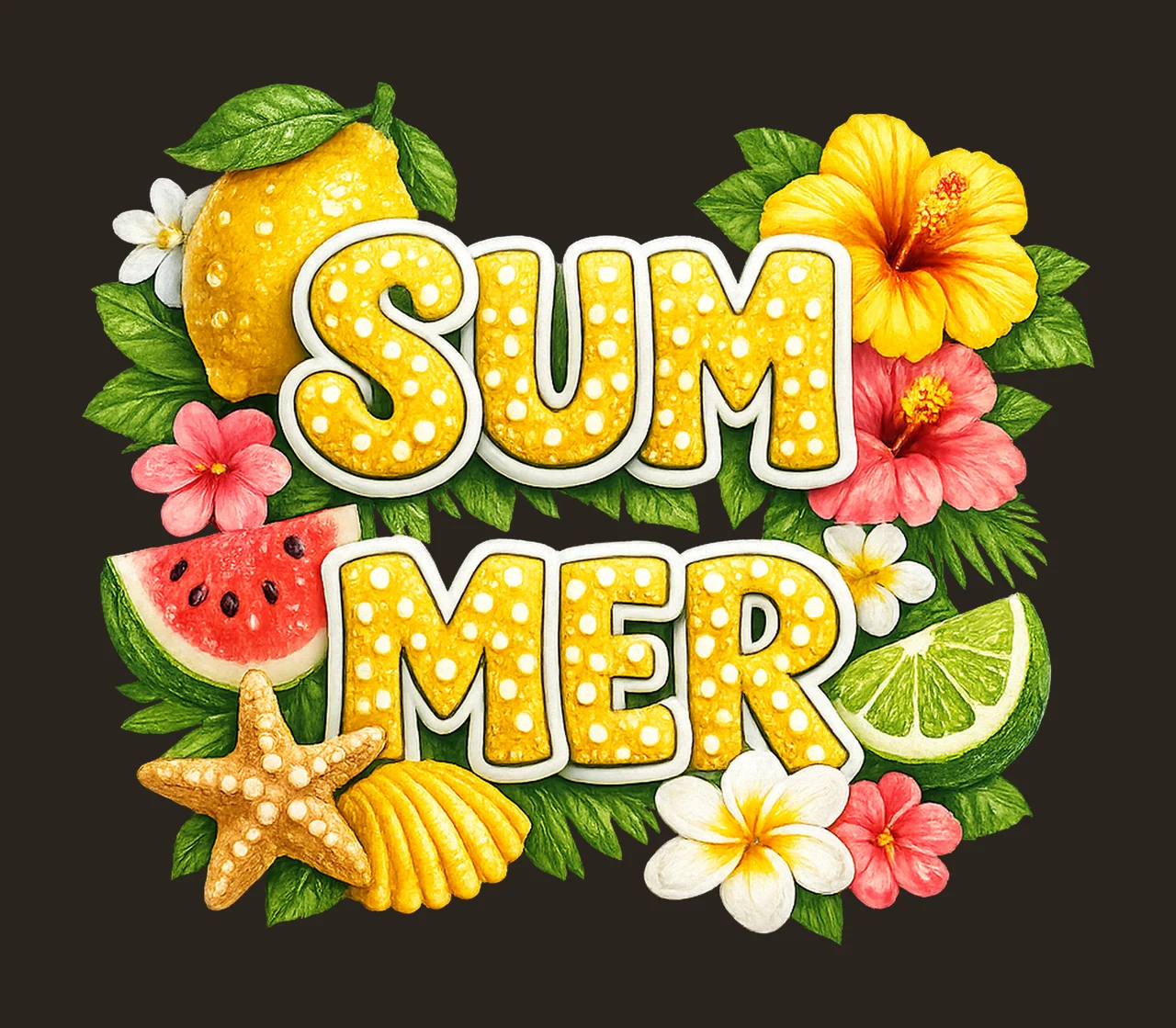 Rhinestone Sweet Summer Time Lemon Summer When Life contrast preview thumbnail