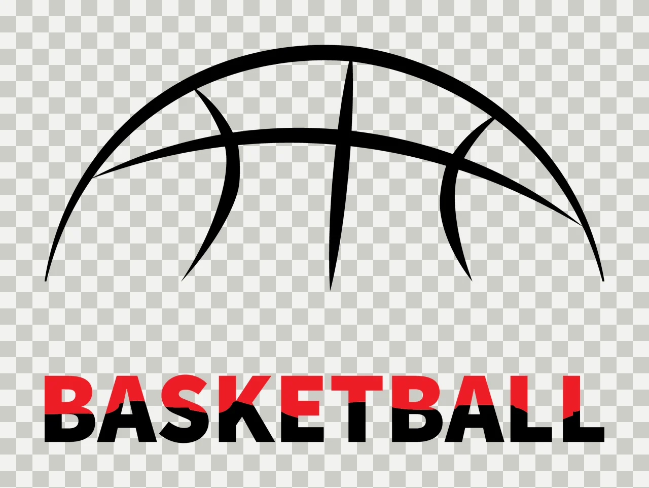 Can Glass Wrap Basketball Text With Ball Graphic transparency and detail preview thumbnail