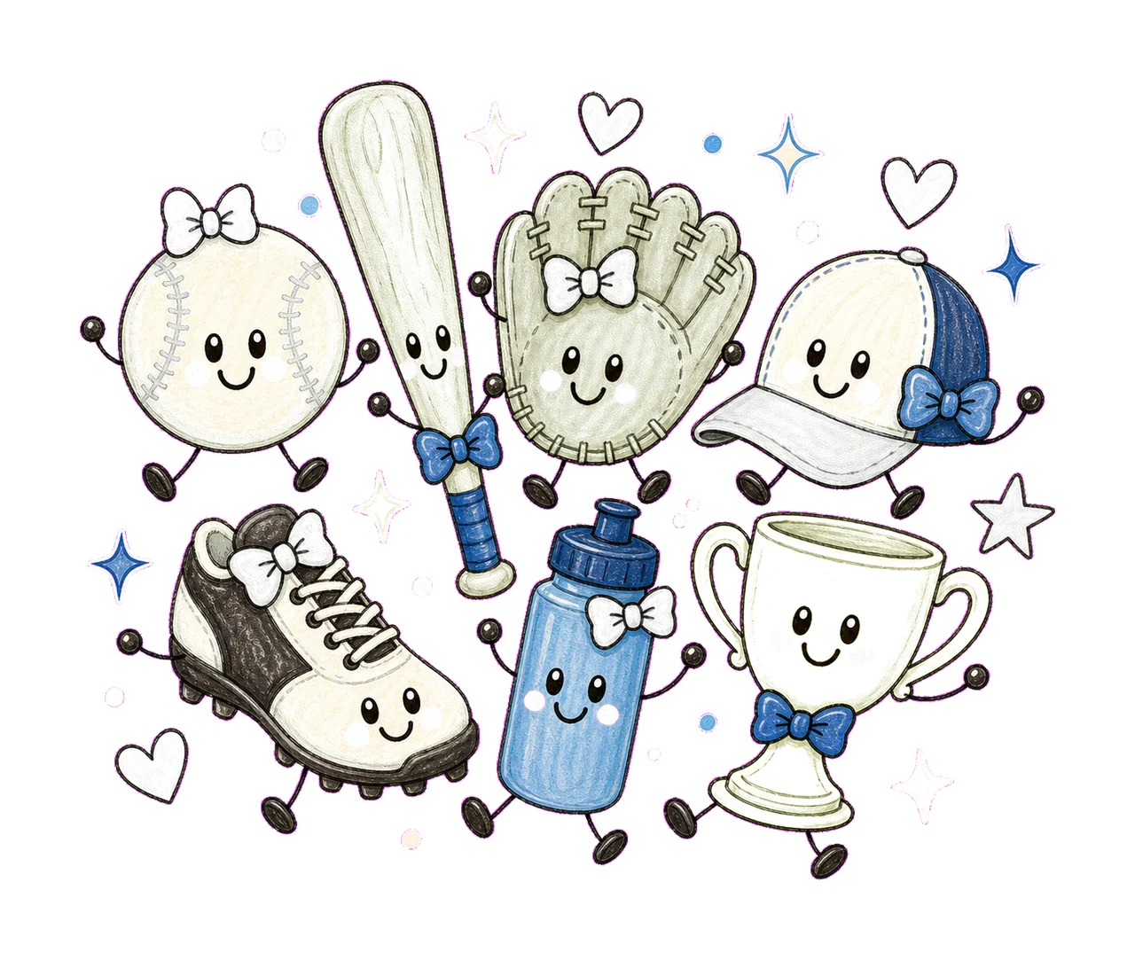 little league baseball generic 04 cozy crayon sublimation