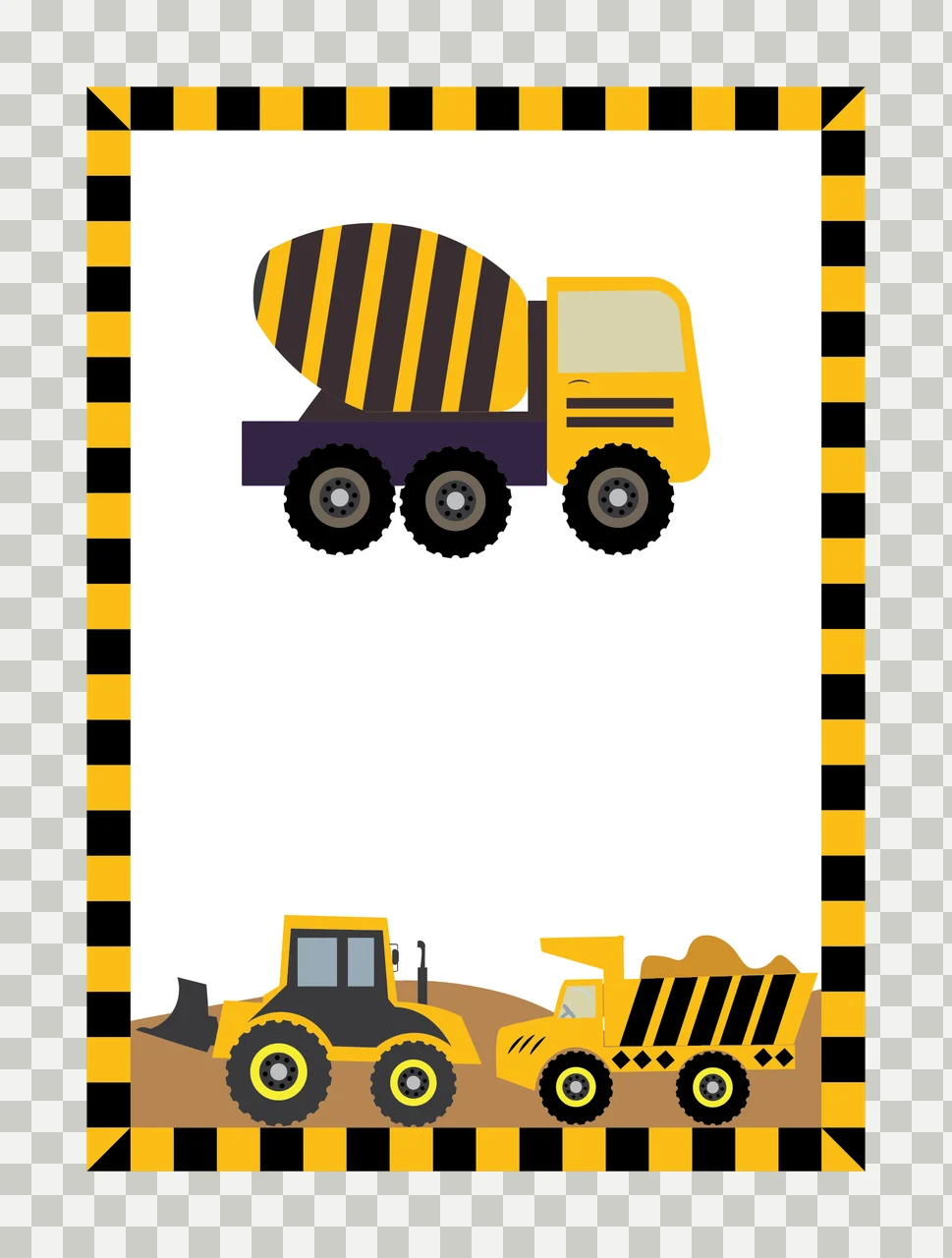 Blank Vertical Rectangular Black Frame enclosing border margin transparency and detail preview thumbnail