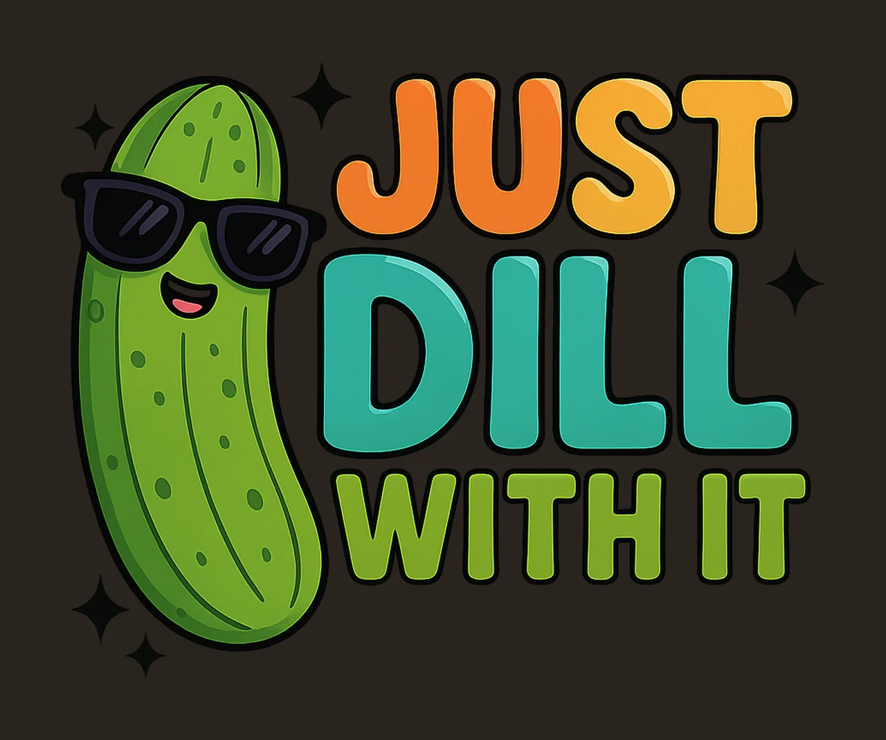 Funny Pickle Pun Coquette Dill With It Pink Coquette Bows contrast preview thumbnail