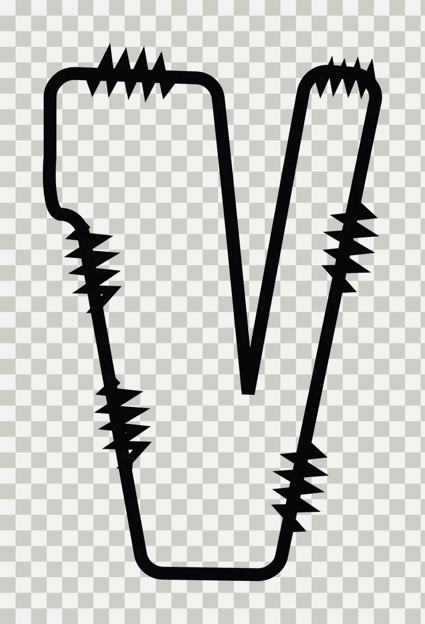 Letters Doodle Character 13 hand drawn sketch whimsical scalable transparency and detail preview thumbnail