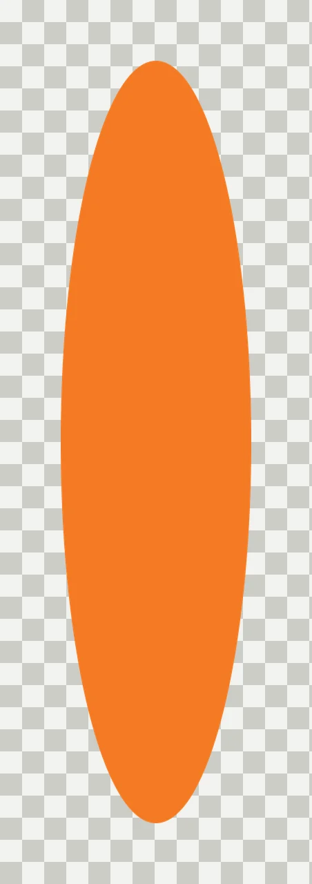 Solid Black Oval Vertical Shape minimalist geometry 91 F16 bookmark transparency and detail preview thumbnail