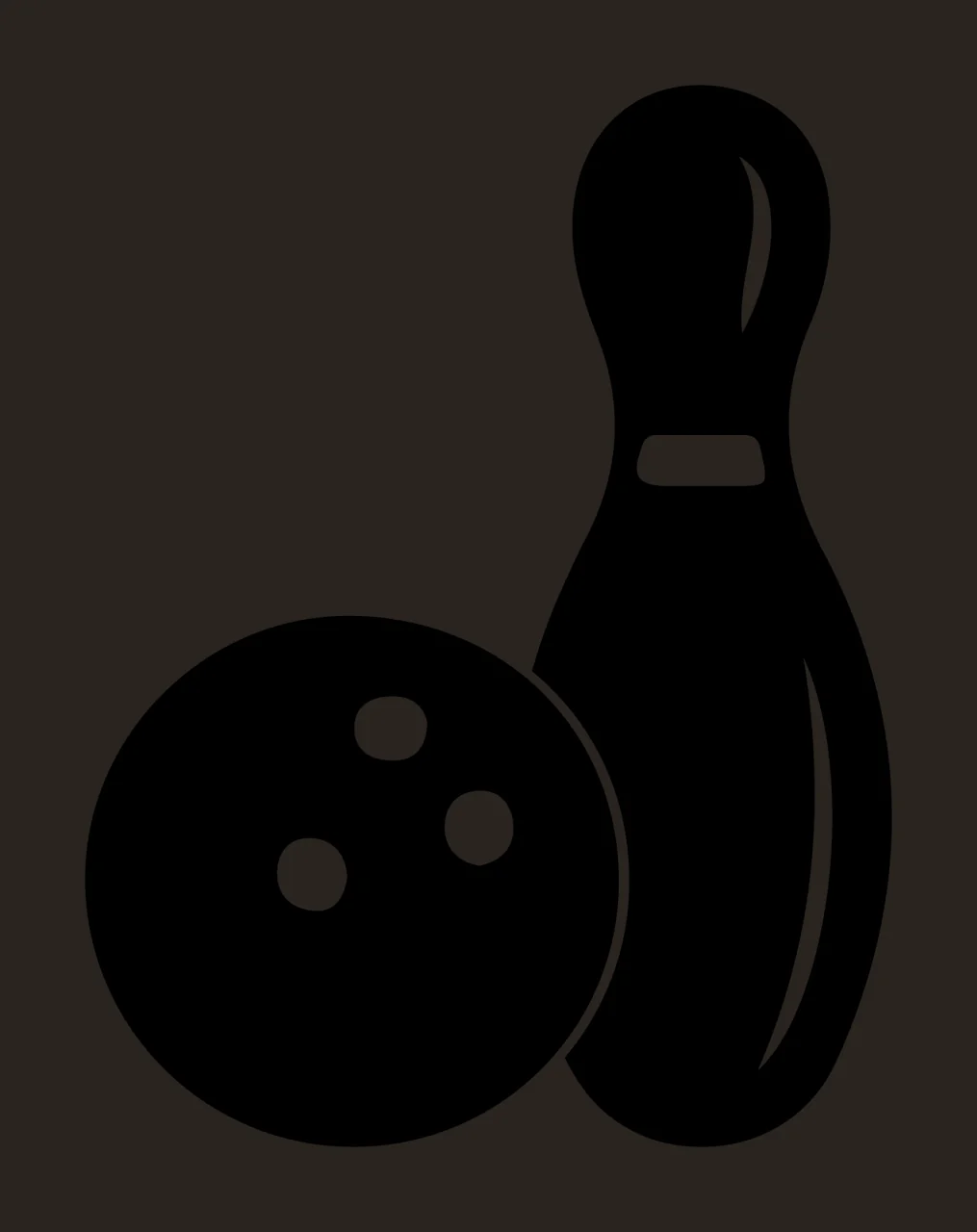 Bowling Equipment Standing With Pin contrast preview thumbnail