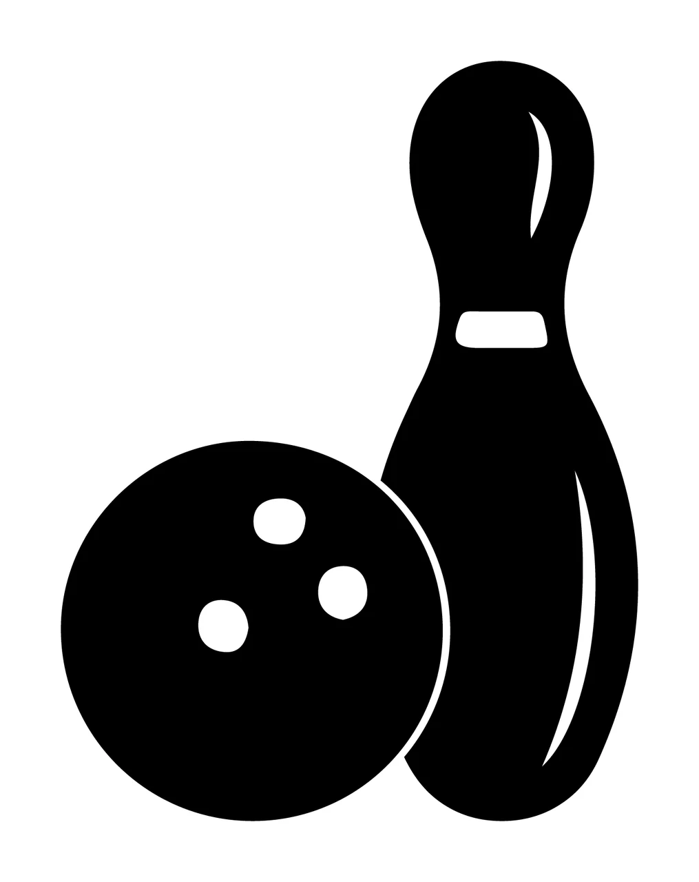 Bowling Equipment Standing With Pin