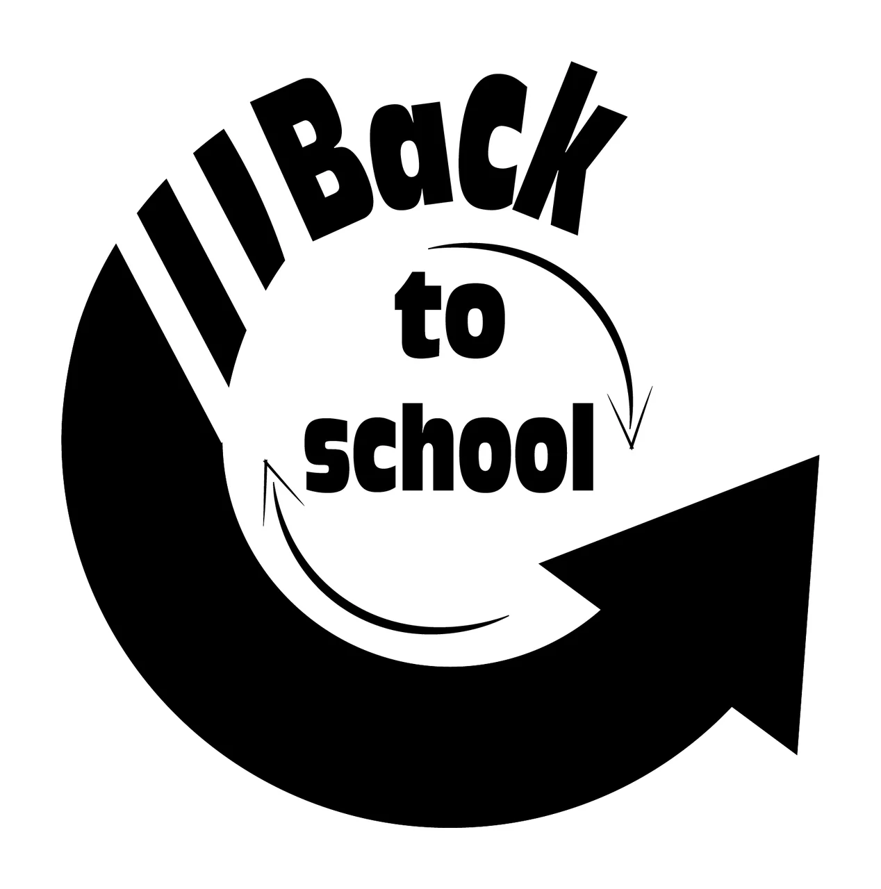 Back To School Arrow Logo