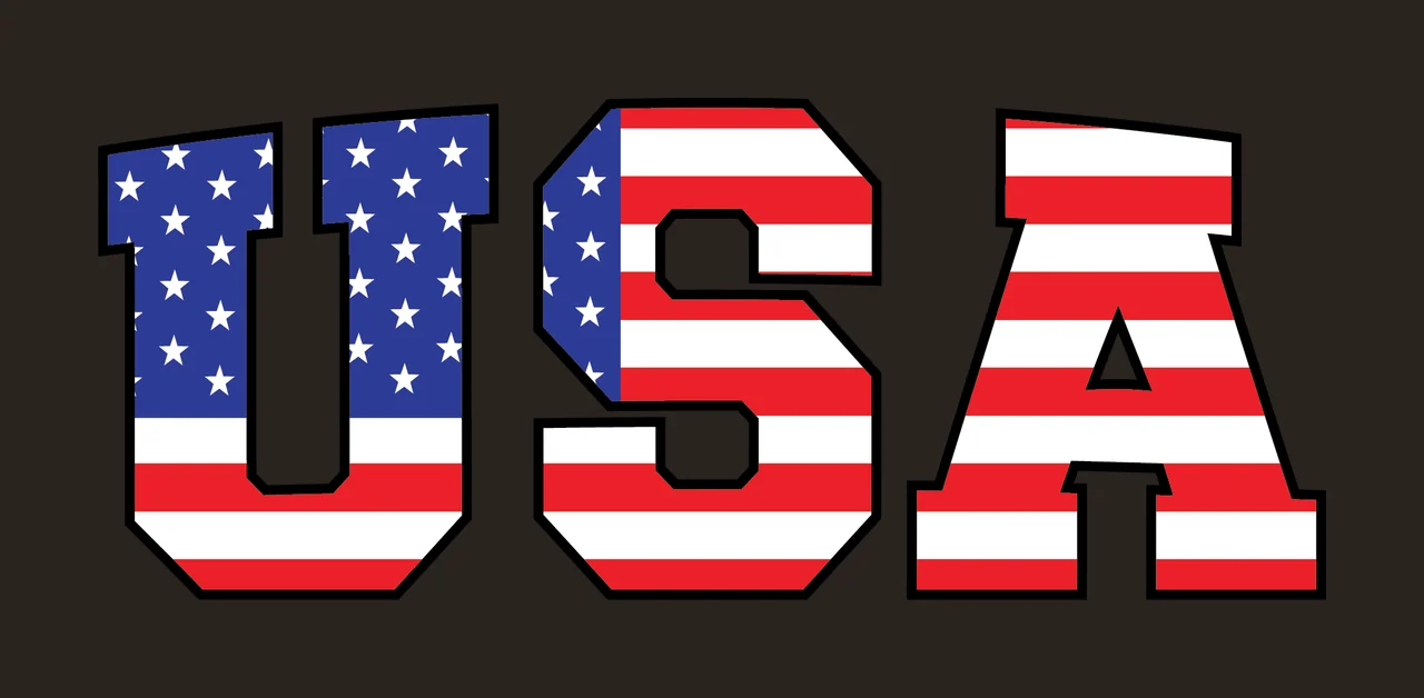 Can Glass Wrap Usa Text With Flag Pattern contrast preview thumbnail