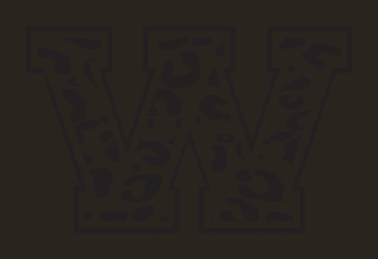 Can Glass Wrap W Letter With Cheetah Spot contrast preview thumbnail