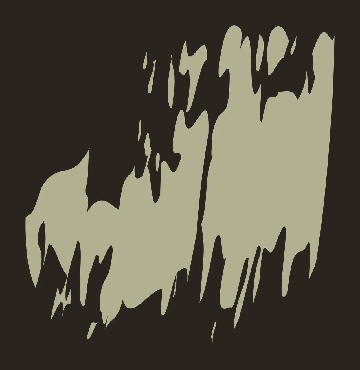 Keychain Black Abstract Ink Brush Stroke splatter lines expressionist contrast preview thumbnail