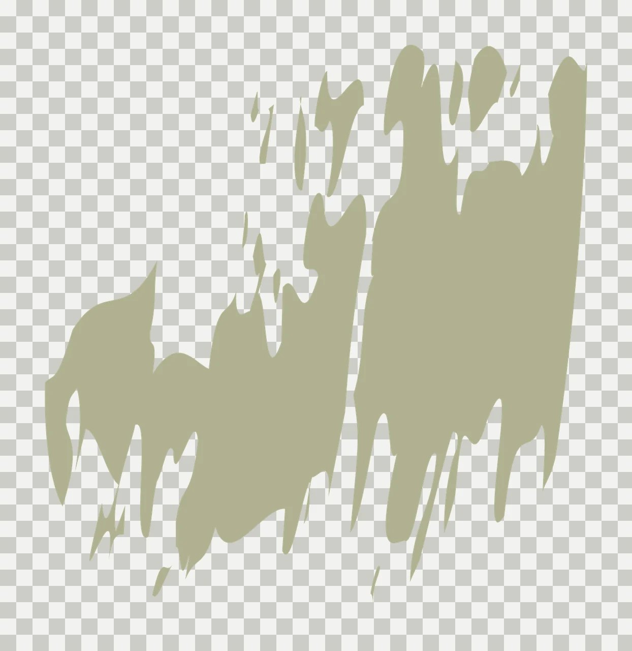 Keychain Black Abstract Ink Brush Stroke splatter lines expressionist transparency and detail preview thumbnail