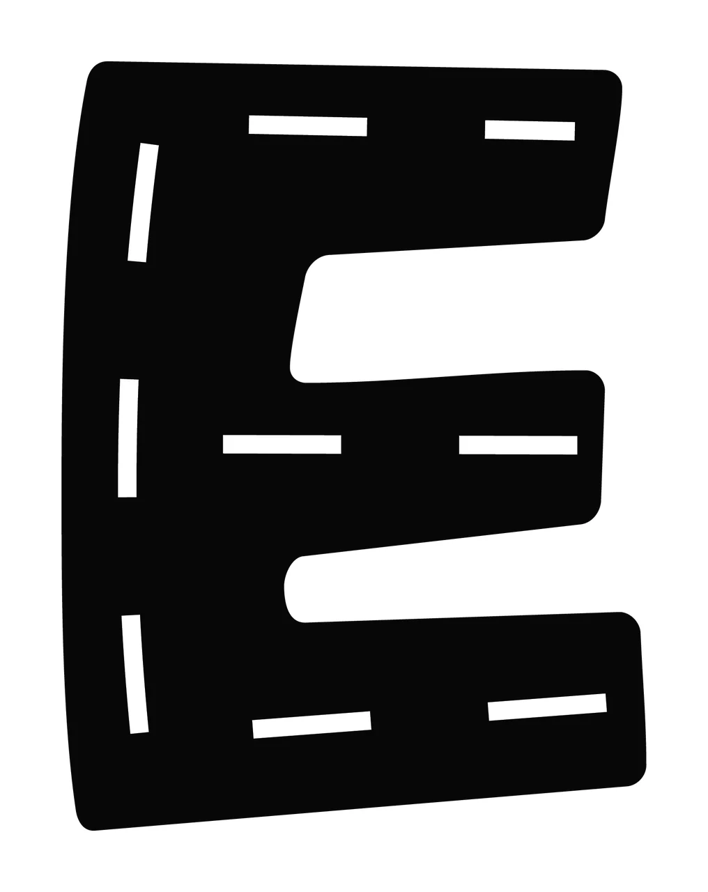 Can Glass Wrap E Shaped Road With Markings
