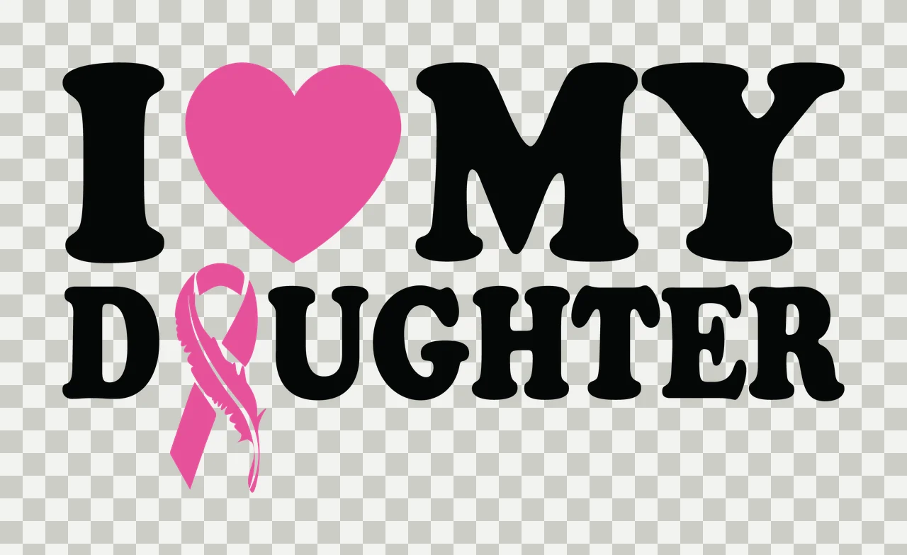 Can Glass Wrap I My Daughter Love Pink transparency and detail preview thumbnail