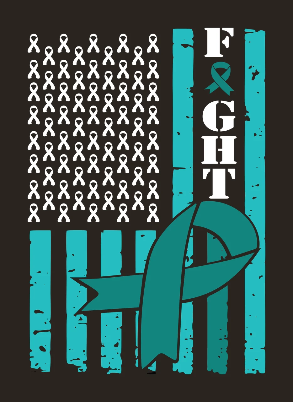 Fight Ribbon Flag With Striped Background decorating stripe contrast preview thumbnail