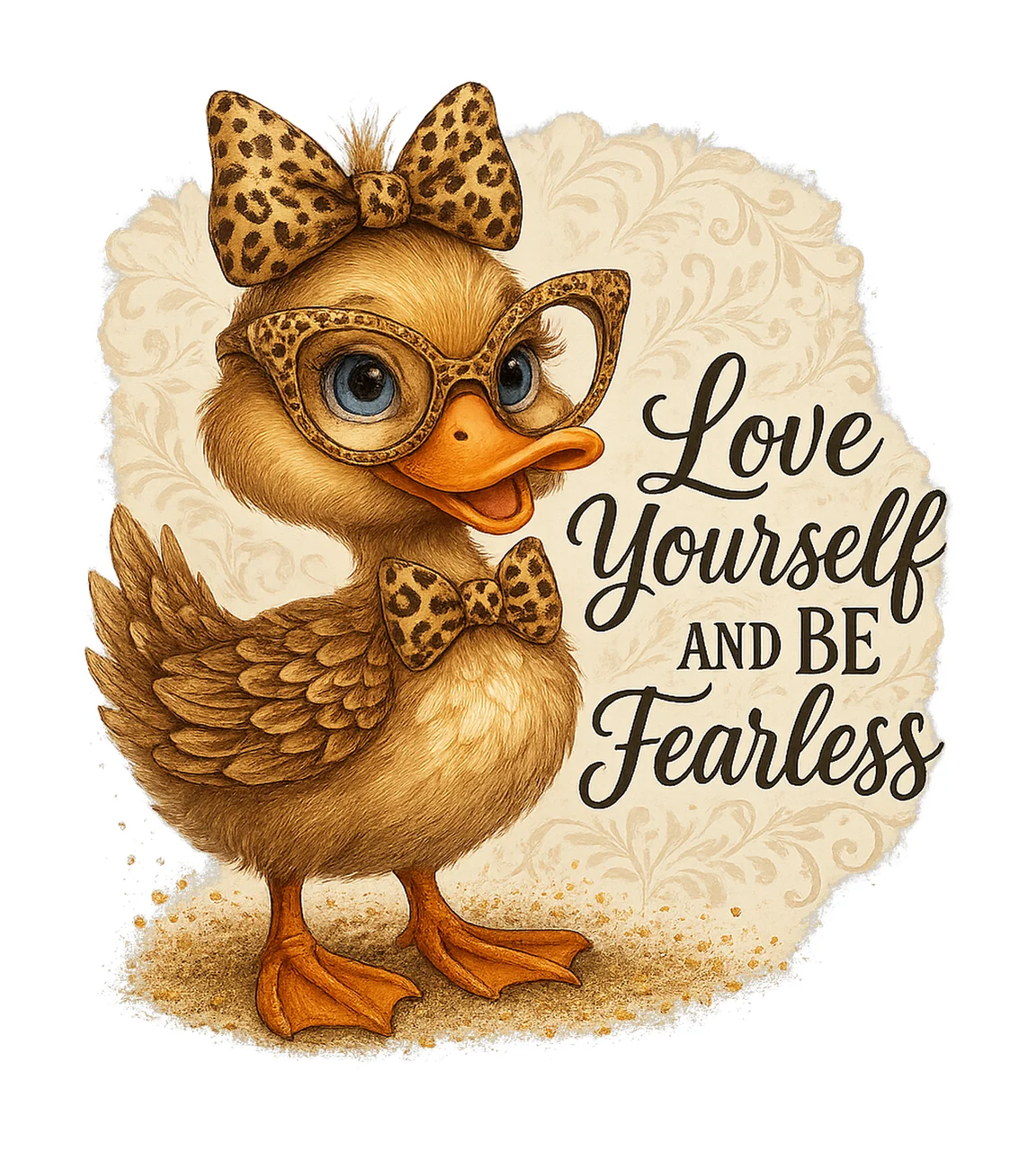 Be Yourself Inspirational Artwork Sublimation Design