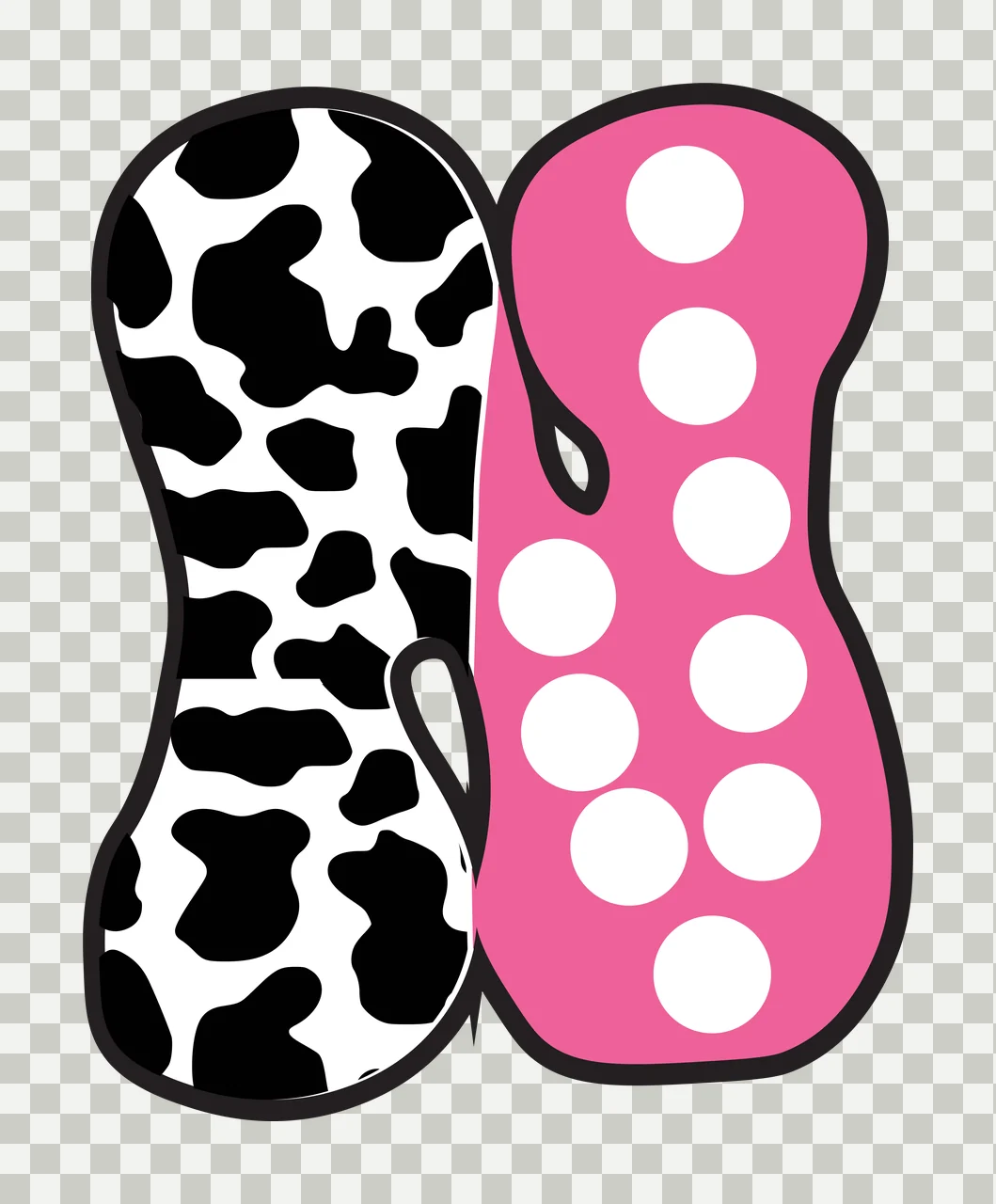 Half Cow Bright Font Dalmatian Race Doodle Leopard Character 06 racing transparency and detail preview thumbnail