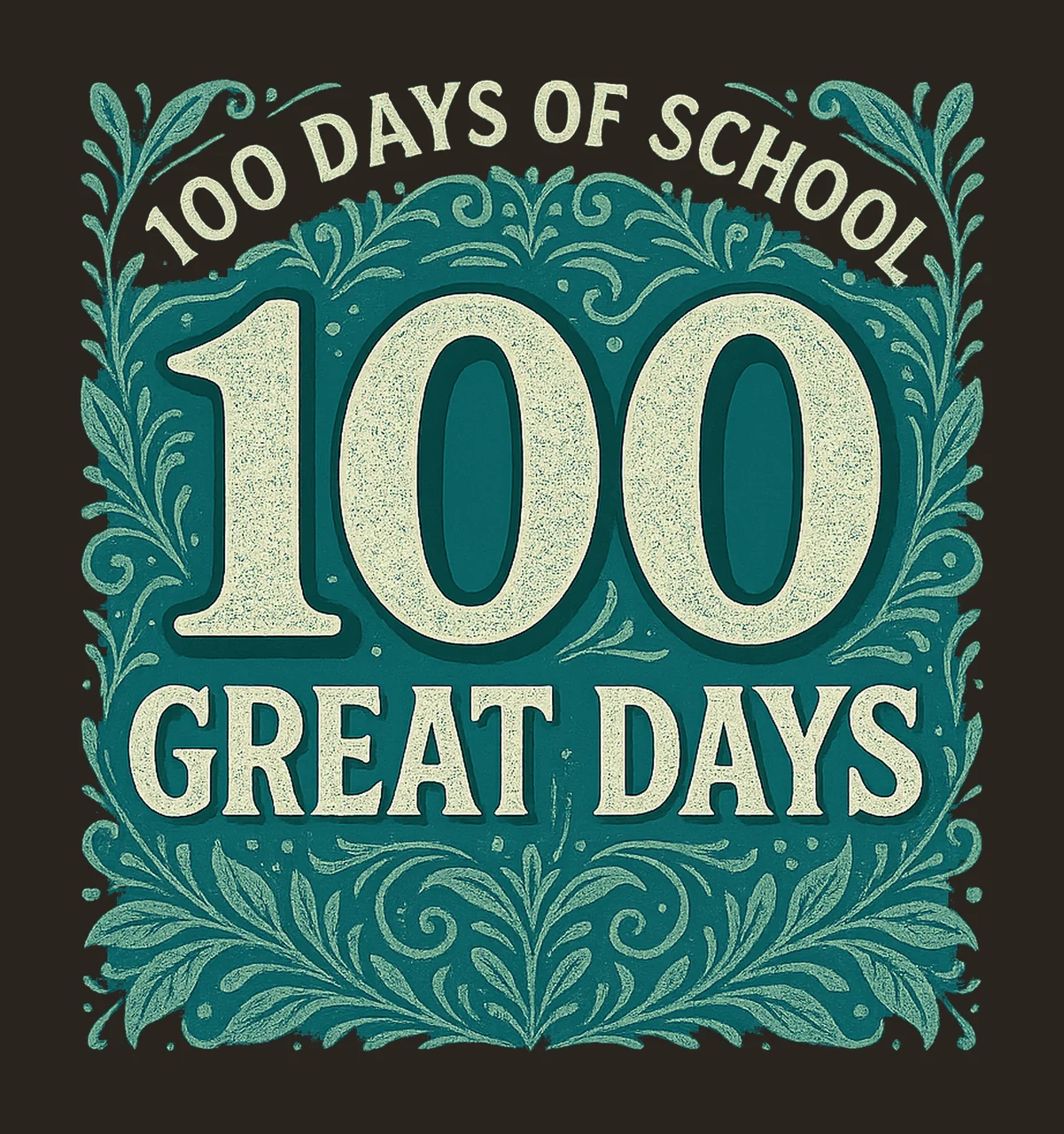 100th Day of School Teacher 100 Days Smarter Design Fun contrast preview thumbnail