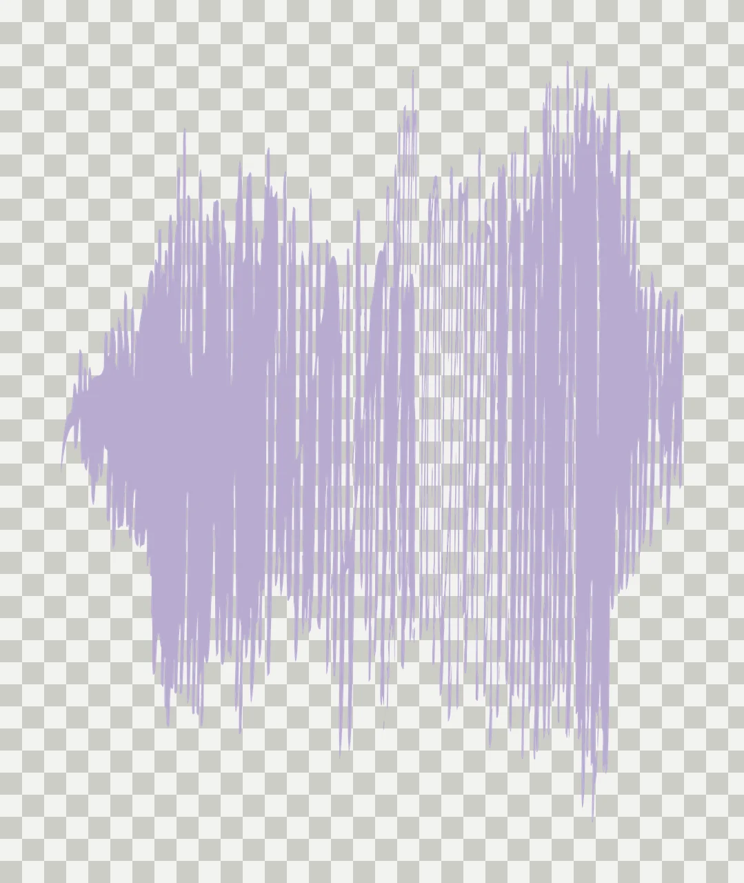 Abstract Vertical Sound Wave Sketch vibrating lines strokes transparency and detail preview thumbnail