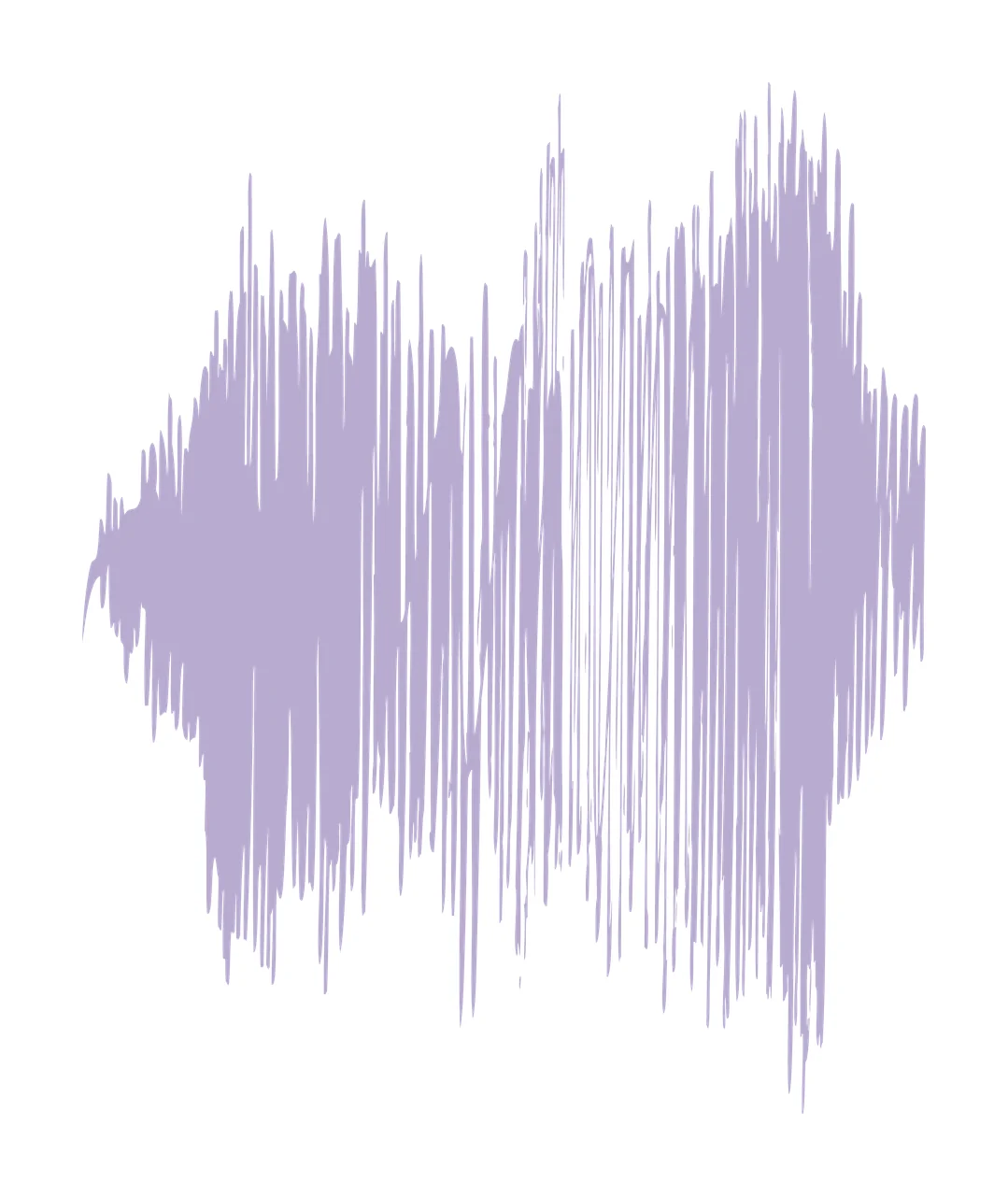 Abstract Vertical Sound Wave Sketch vibrating lines strokes