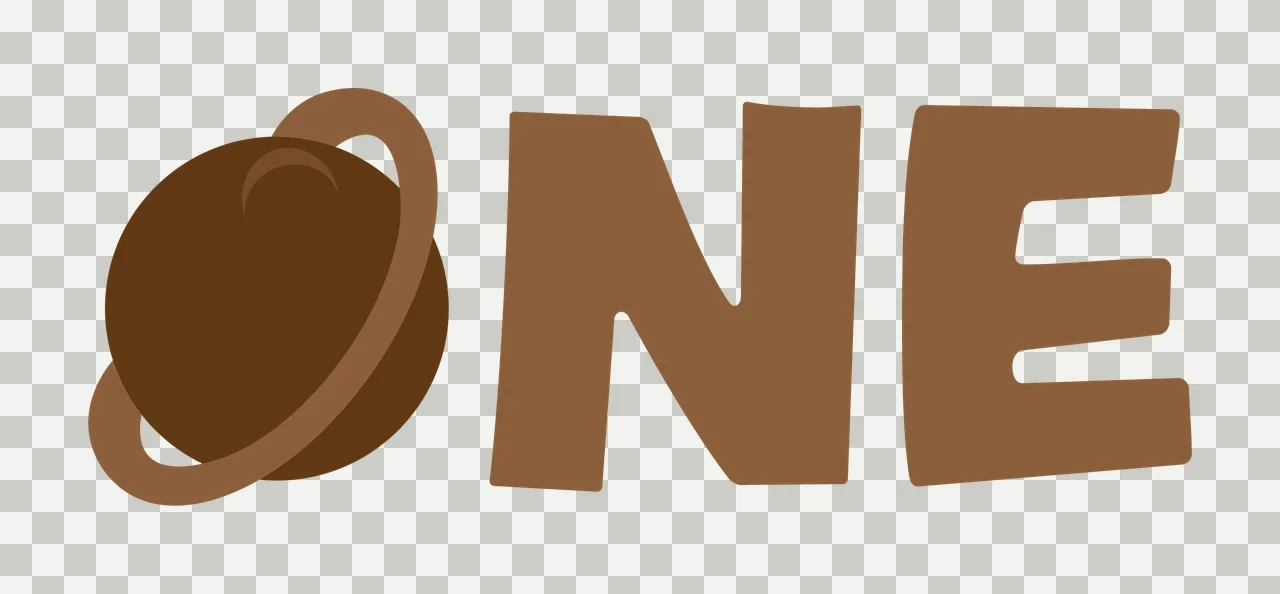 One Word With A Planet Icon transparency and detail preview thumbnail