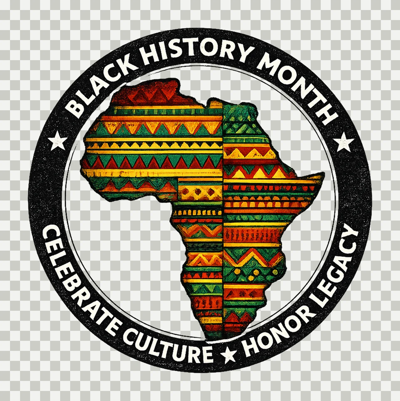 Black History Month Design African Heritage Artwork Cultural transparency and detail preview thumbnail