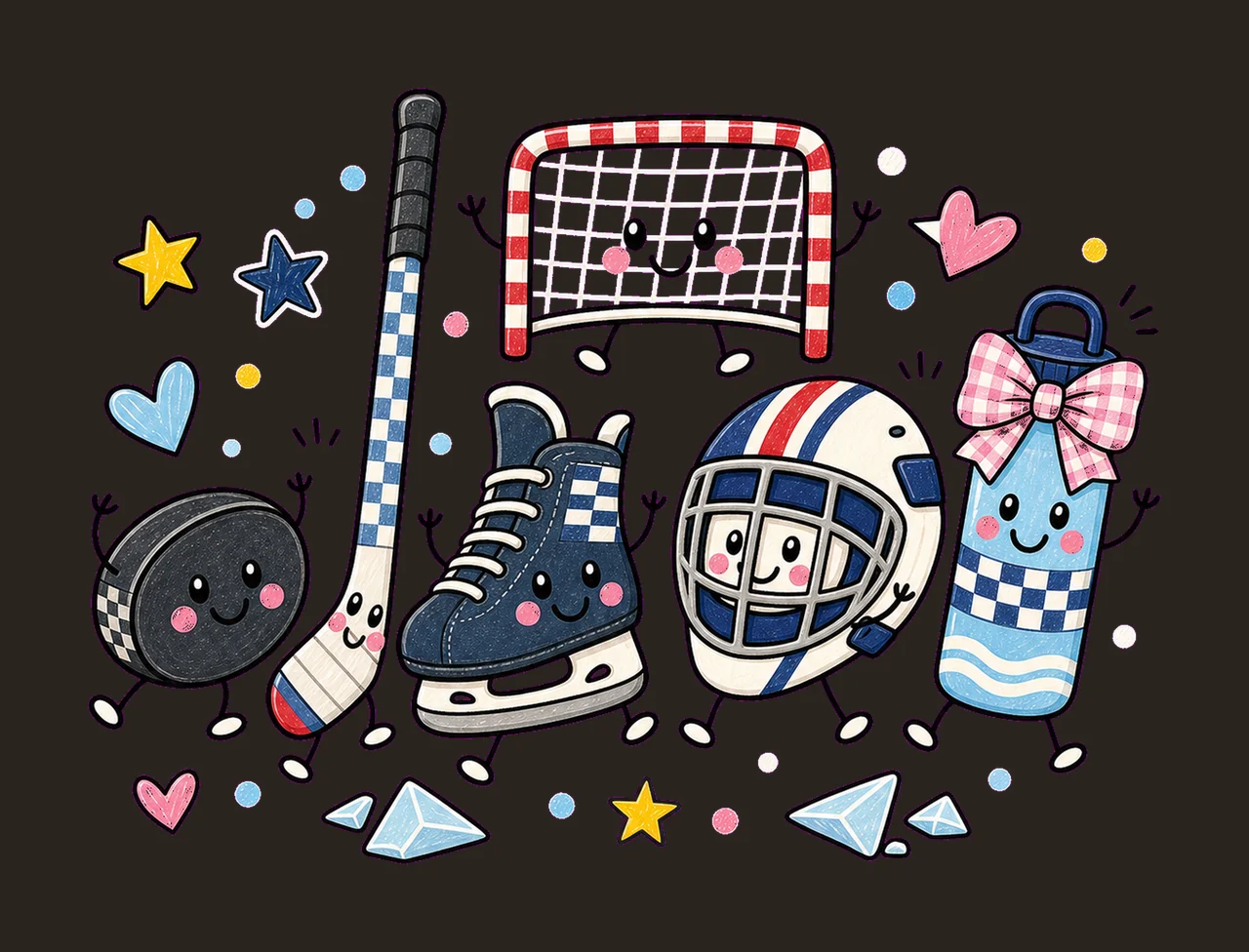 hockey 02 preppy checker sublimation instant shirt design contrast preview thumbnail
