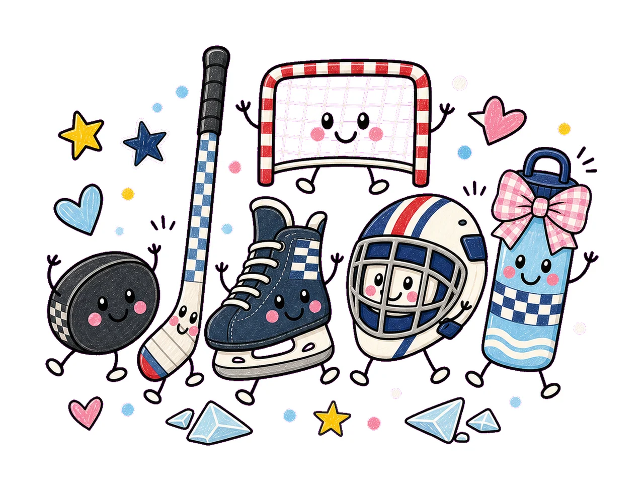 hockey 02 preppy checker sublimation instant shirt design