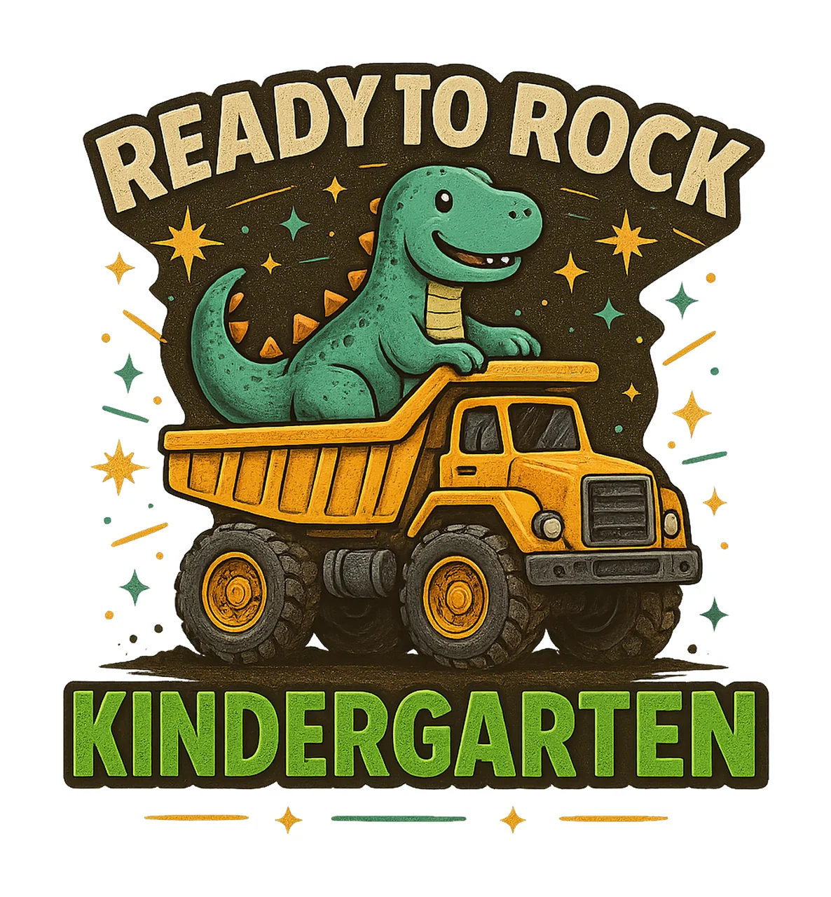 Ready To Crush Kindergarten Dinosaur Back To School Monster