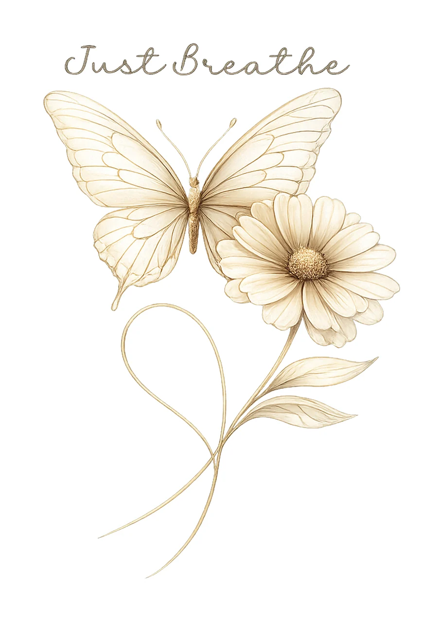 Simple Butterfly Shirt Design Flower Boho Sweatshirt Just