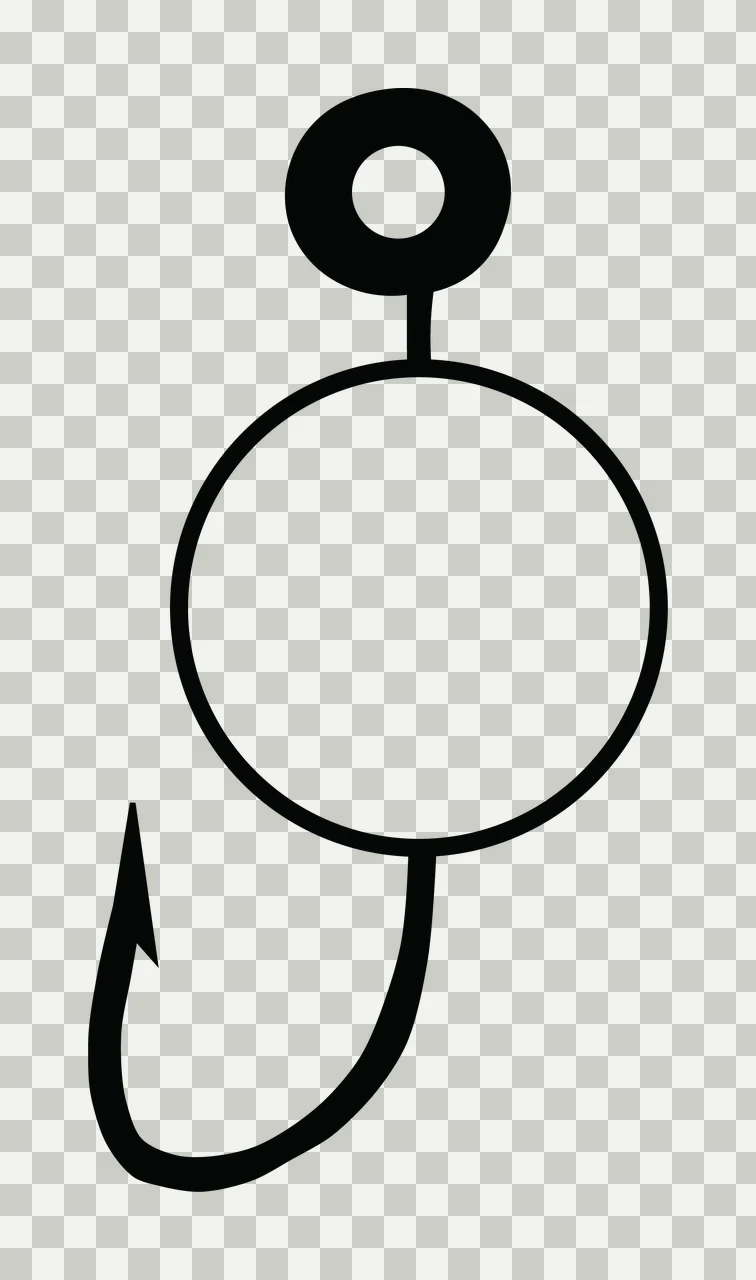 Fishing Hunting Monogram Character 22 fisherman angler bass transparency and detail preview thumbnail