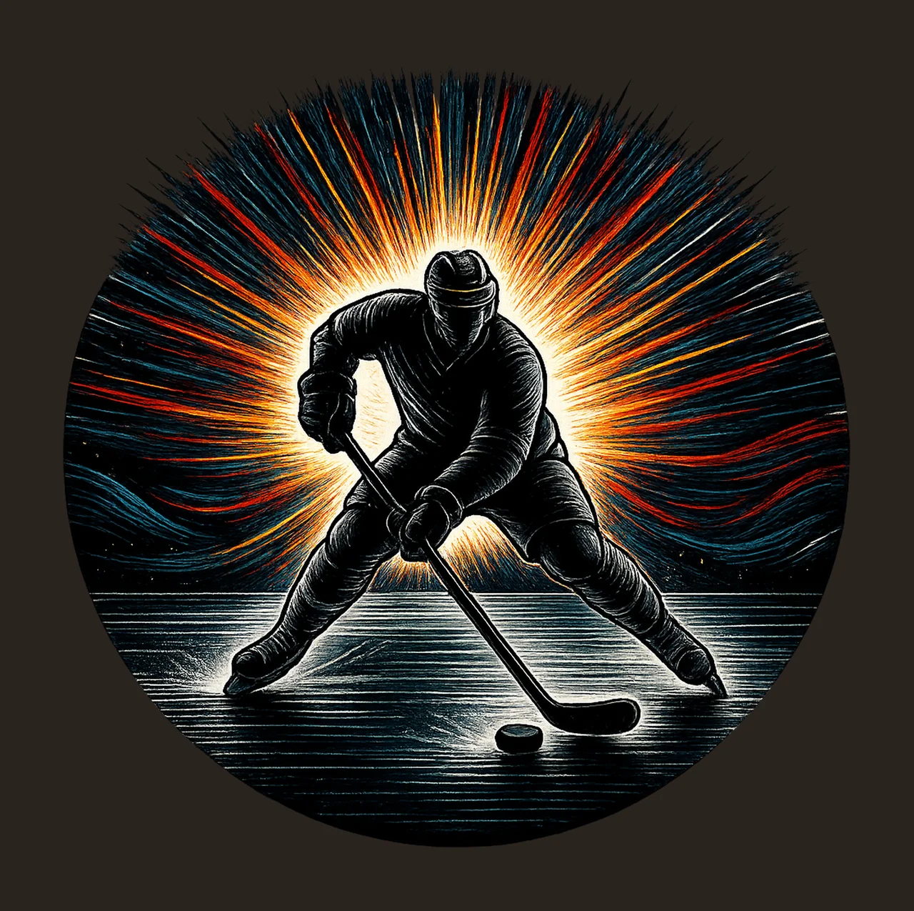 Hockey Energy Instant Sports Design Hockey Artwork Shirt contrast preview thumbnail