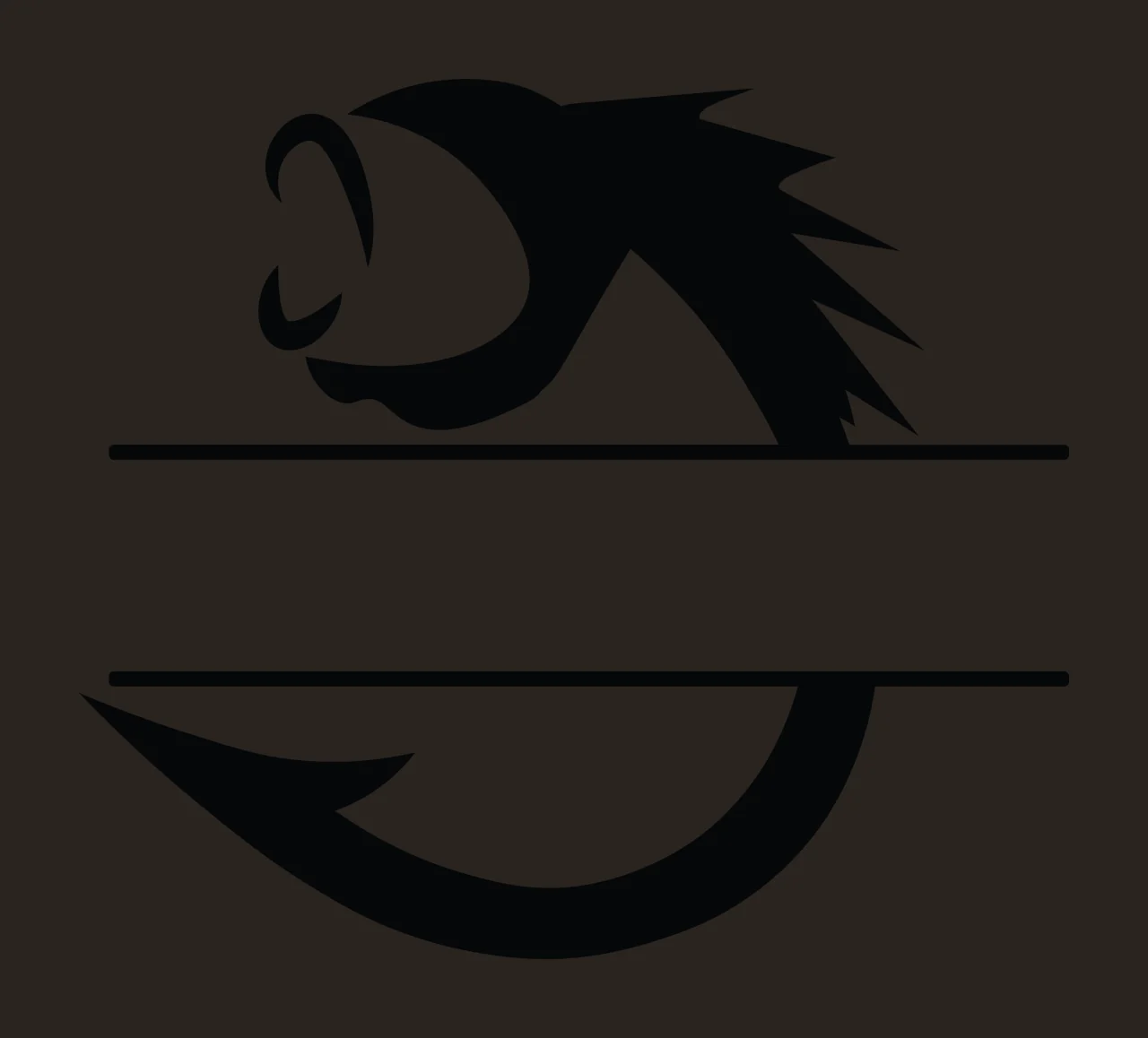 Fishing Hunting Monogram Character 02 fisherman angler Variation contrast preview thumbnail