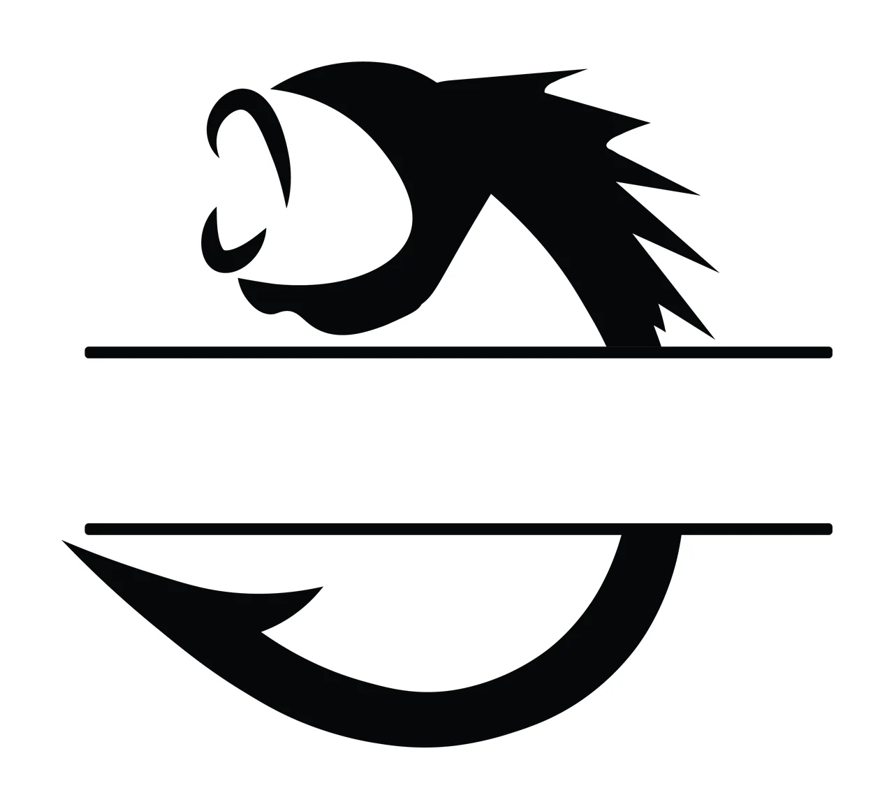 Fishing Hunting Monogram Character 02 fisherman angler Variation
