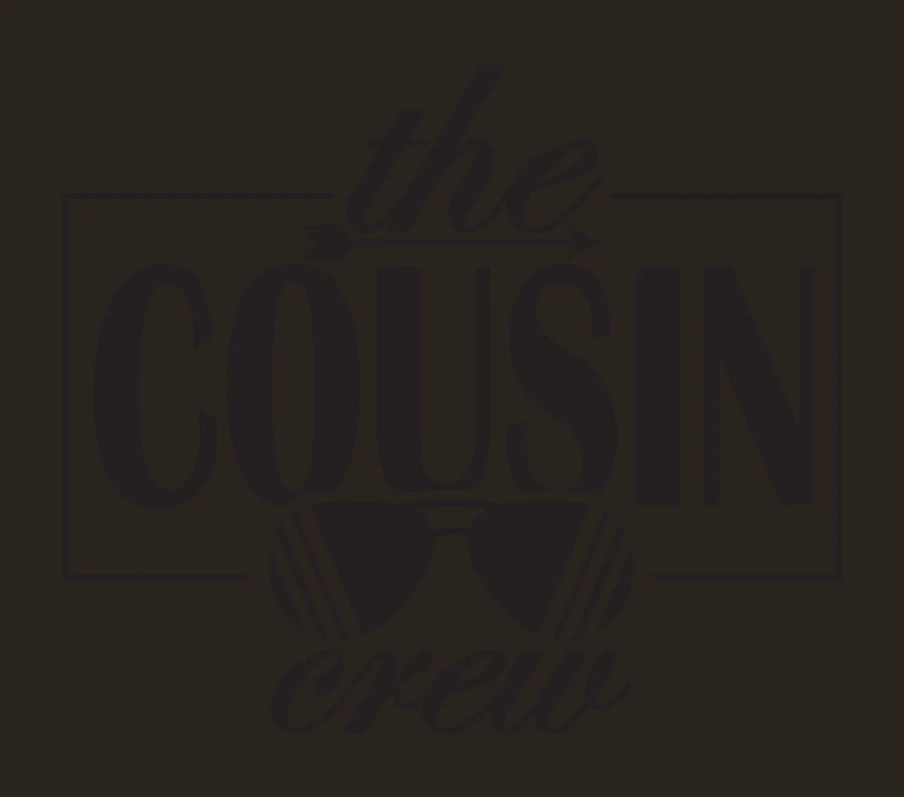 The Cousin Crew Arrow Frame Design and sunglasses Encased in contrast preview thumbnail