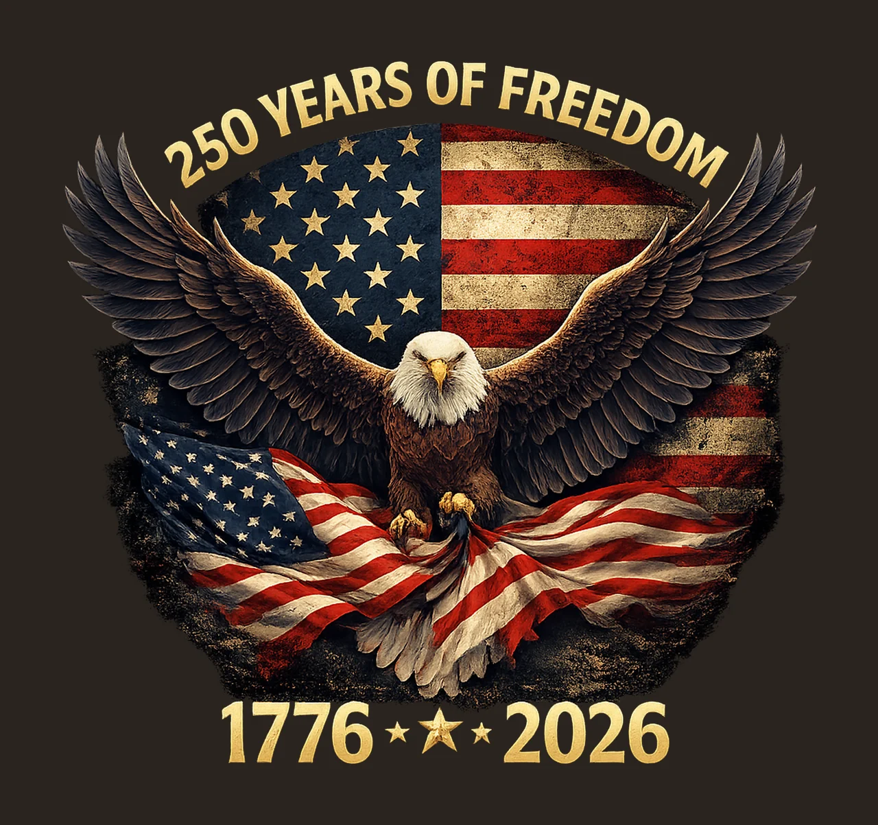 USA 250th Anniversary Patchwork Design for Shirts patriotic contrast preview thumbnail