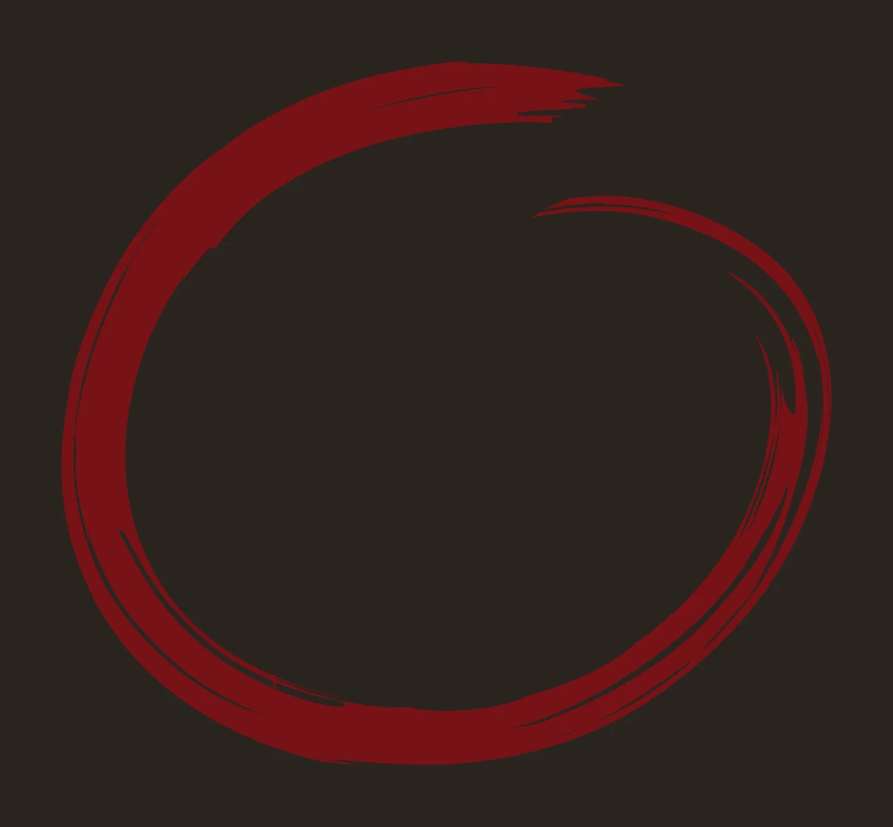 Brush Rough Black Ink Circle marking stroke hand drawn white contrast preview thumbnail