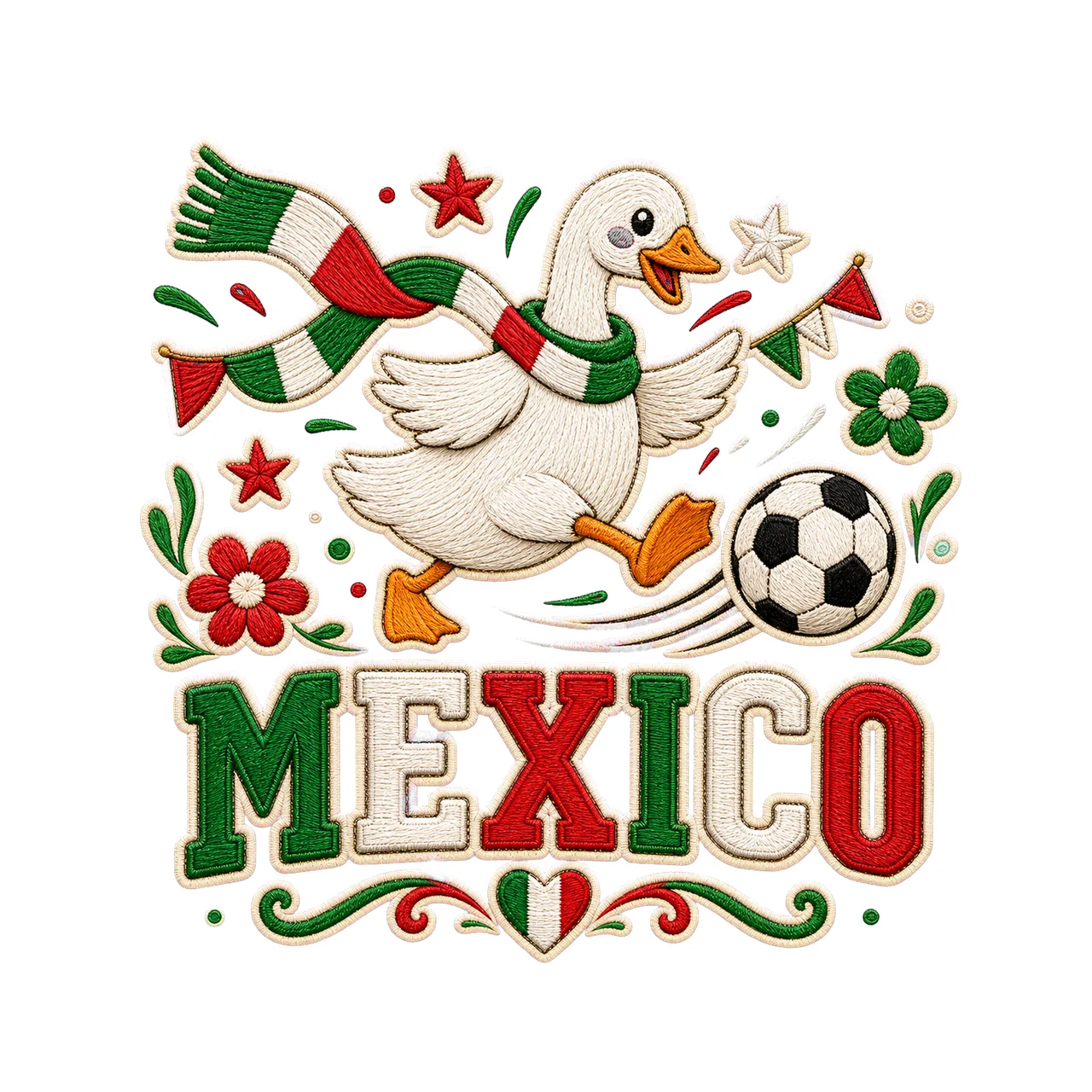 Mexico Soccer Goose sublimation instant shirt Variation C