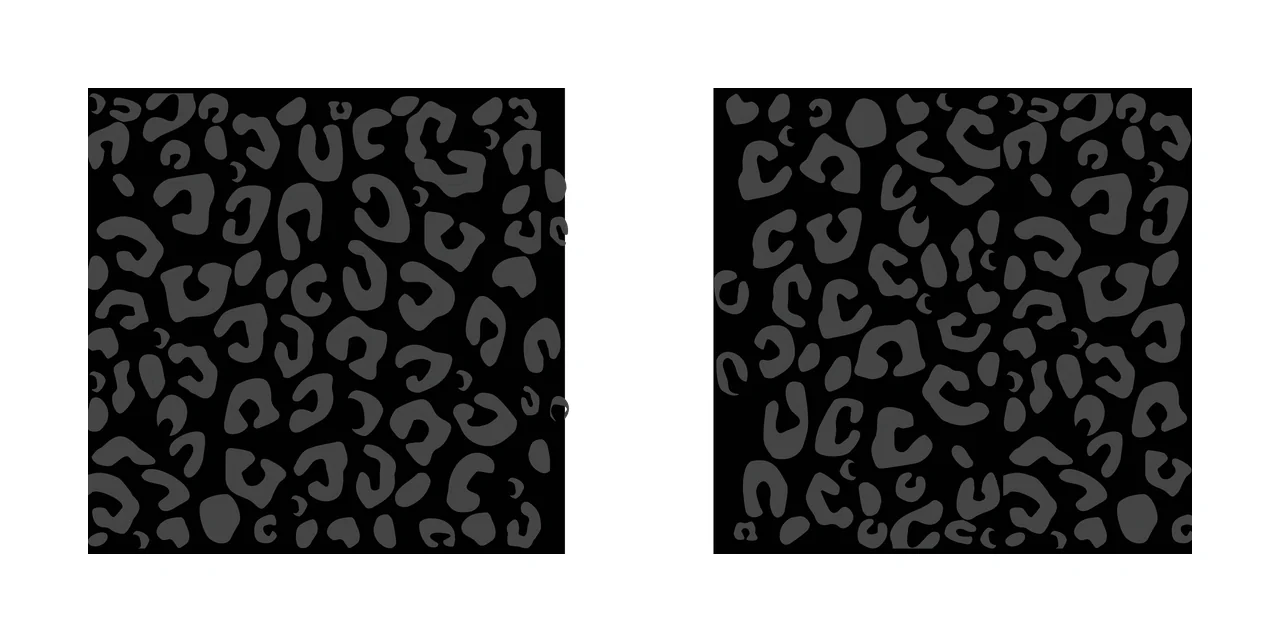 Can Glass Wrap Double Vertical Black Rectangular Borders framing