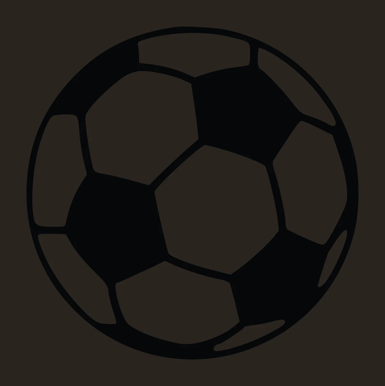 Soccer Simple Black And White Graphic ball plain sport 1 F16 big NAME contrast preview thumbnail