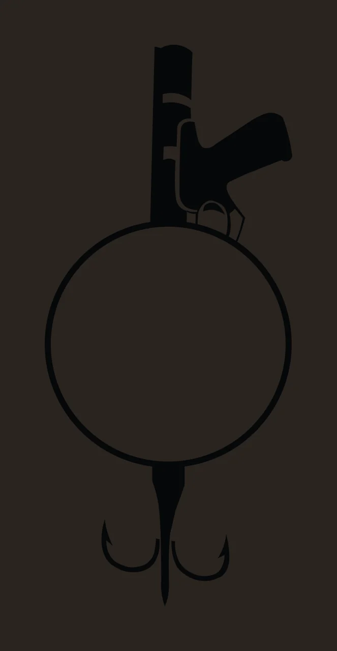 Can Glass Wrap Fishing Hook And Rod Icon contrast preview thumbnail
