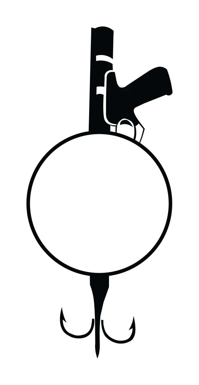 Can Glass Wrap Fishing Hook And Rod Icon