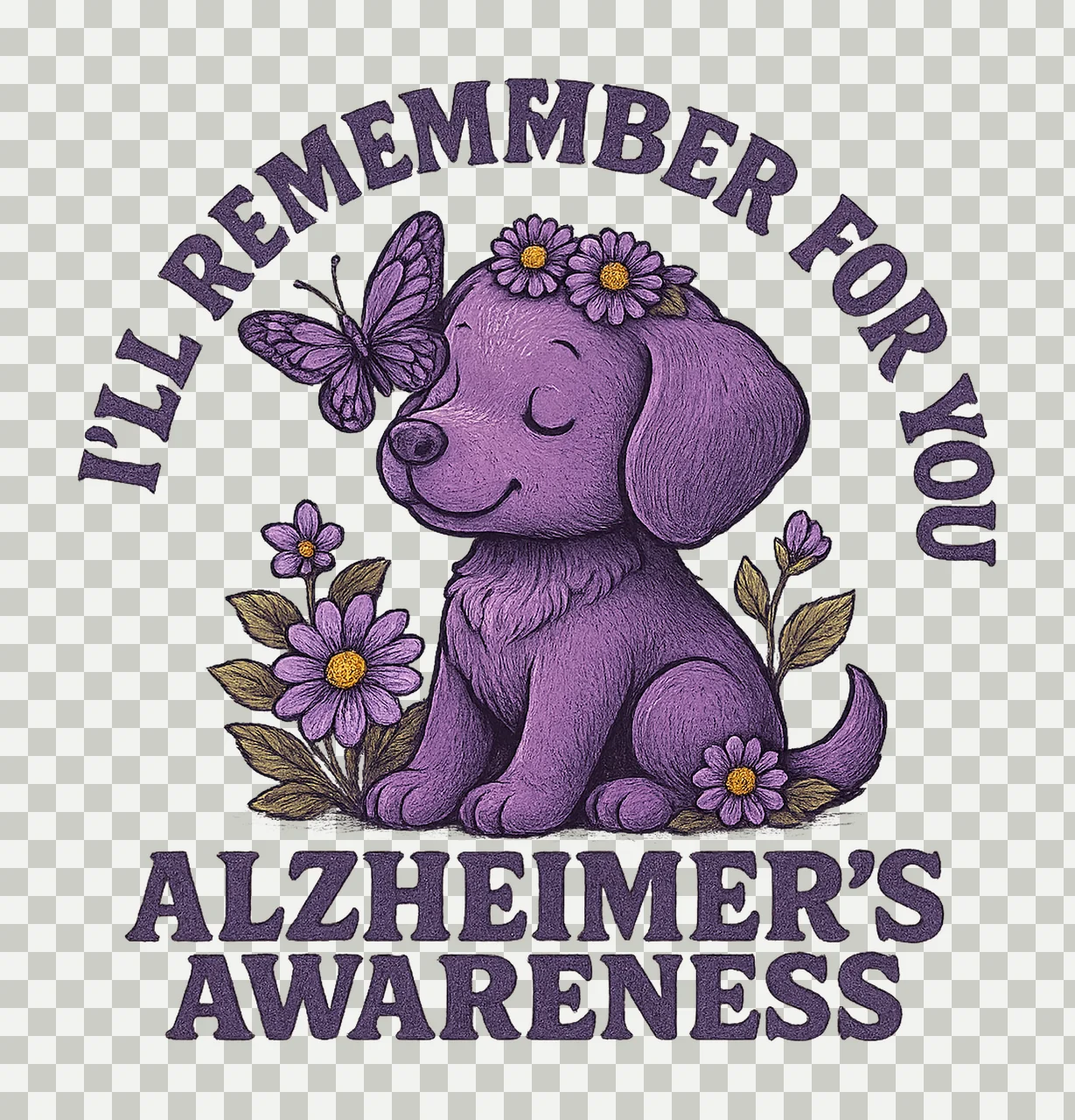 Will Remember for You Memories Matter Alzheimer Awareness transparency and detail preview thumbnail