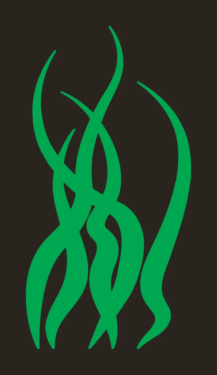 Abstract Flowing Lines Graphic With Tall Curved Black Variation contrast preview thumbnail