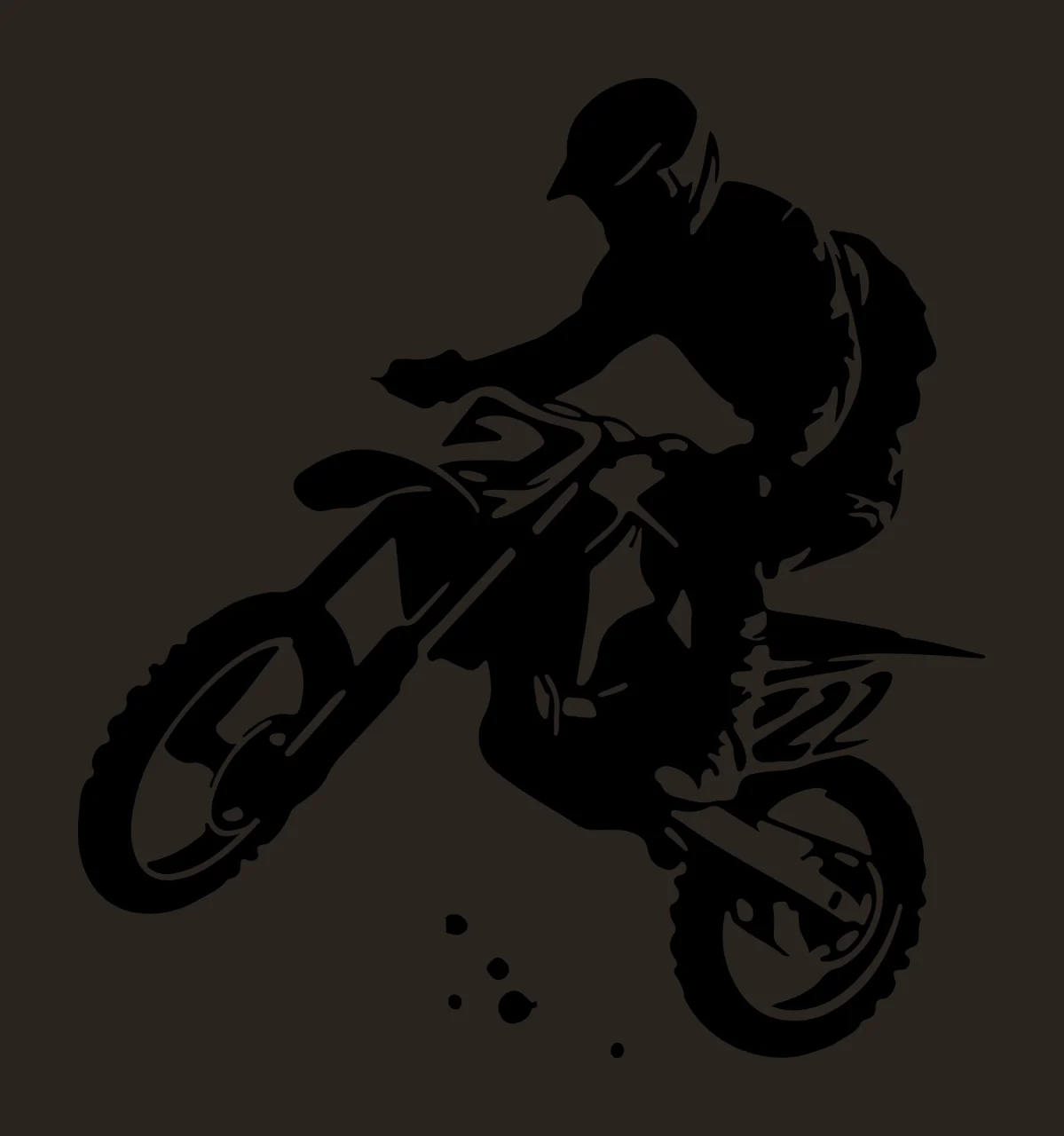 Can Glass Wrap Motorcyclist Jumping With Motorcycle contrast preview thumbnail